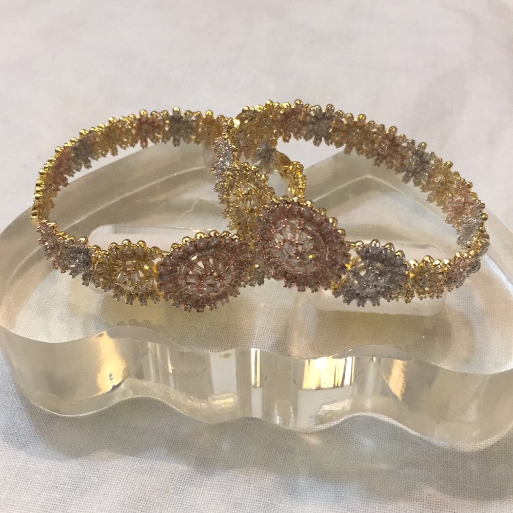 Original coated with real gold round earrings